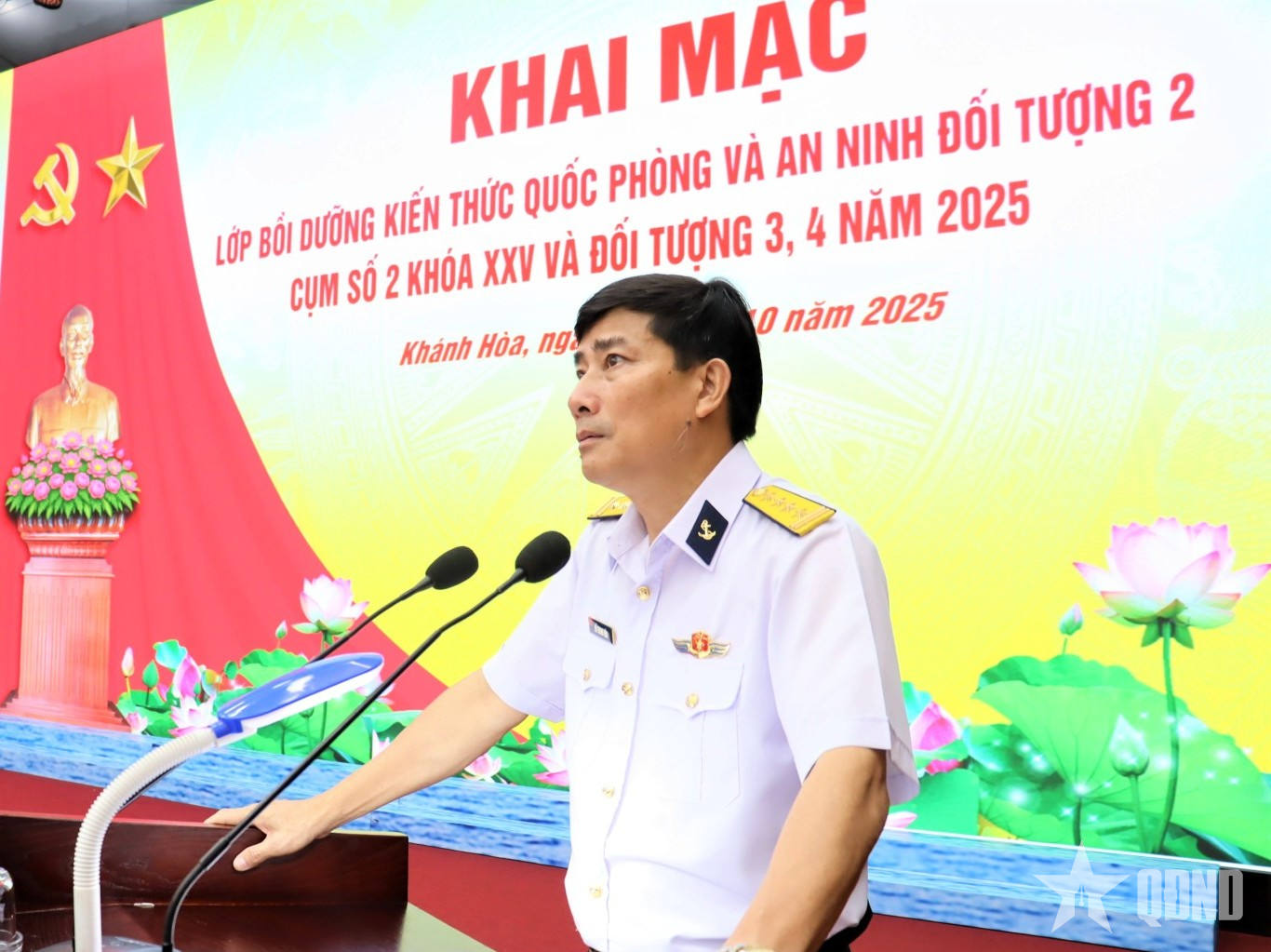 Học viện Hải quân khai mạc các lớp bồi dưỡng kiến thức quốc phòng và an ninh